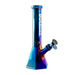 Fortune | Electroplated 10" 5mm Hexagon Glass Beaker Bong - 4 Assorted Colours | Jupiter Grass