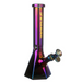 Fortune | Electroplated 10" 5mm Hexagon Glass Beaker Bong - 4 Assorted Colours | Jupiter Grass