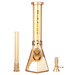 Fortune | Electroplated 10" 5mm Hexagon Glass Beaker Bong - 4 Assorted Colours | Jupiter Grass