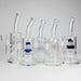 9" 2-in-1 Color accented Glass Dag Rig with Percolator | Jupiter Grass