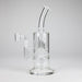 9" 2-in-1 Color accented Glass Dag Rig with Percolator | Jupiter Grass