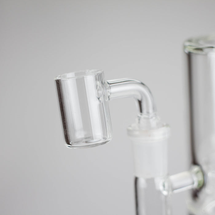 9" 2-in-1 Color accented Glass Dag Rig with Percolator | Jupiter Grass