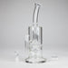 9" 2-in-1 Color accented Glass Dag Rig with Percolator | Jupiter Grass