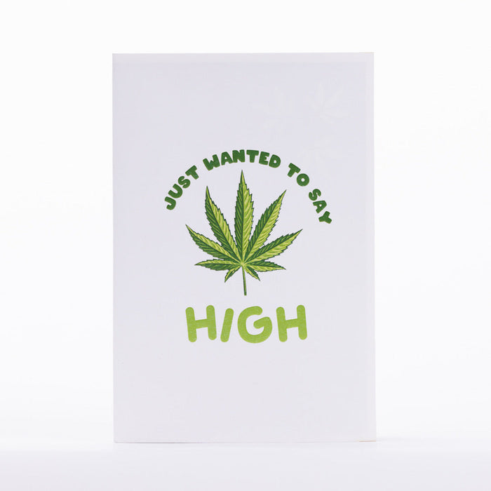 Intricate Greetings | Cannabis Leaf 3D Pop-Up Card – For Any Occasion | Jupiter Grass