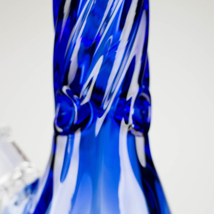 Genie | 16" 9mm Twist Glass Beaker Bong [HH1125] | Jupiter Grass