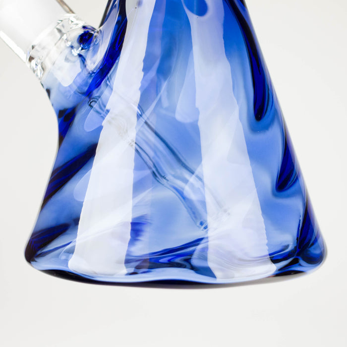 Genie | 16" 9mm Twist Glass Beaker Bong [HH1125] | Jupiter Grass