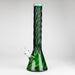Genie | 16" 9mm Twist Glass Beaker Bong [HH1125] | Jupiter Grass