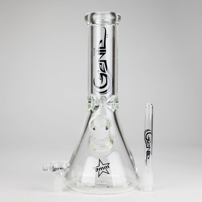 Genie | 12" 9mm Glass Beaker Bong [GL15] | Jupiter Grass