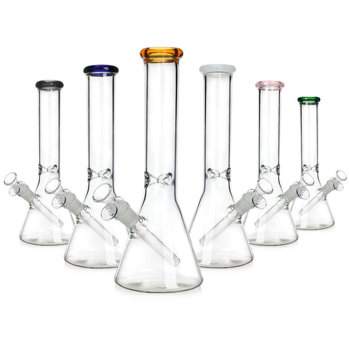 12" Beaker Bong with bowl and downstem | Jupiter Grass