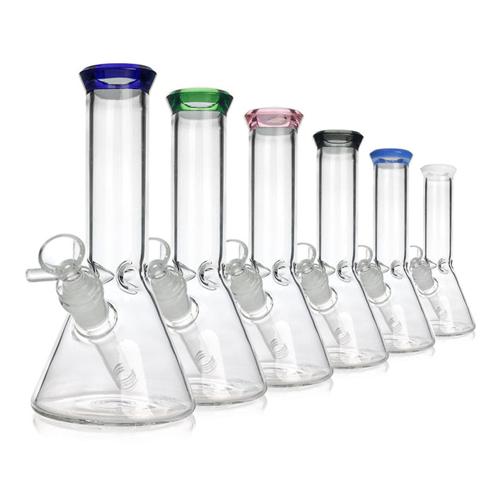 8" Beaker Bong with Bowl and Downstem | Jupiter Grass