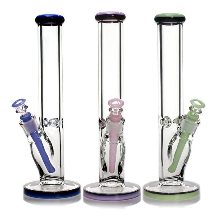 14" Straight Tube Bong with 14mm Bowl | Jupiter Grass