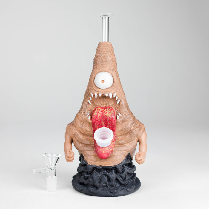 8.6" Vinyl Swamp Monster water pipe