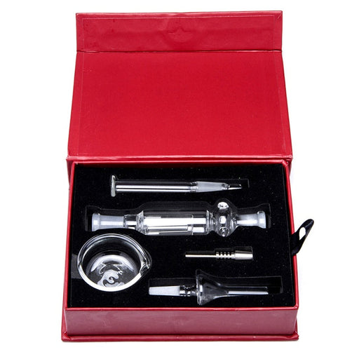 Nectar Collector Kit With Glass And Titanium Nail + Nectar Pipe | Jupiter Grass