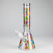 10″ Flower Design Glass Beaker Bong | Jupiter Grass