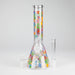 10″ Flower Design Glass Beaker Bong | Jupiter Grass