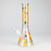 10″ Flower Design Glass Beaker Bong | Jupiter Grass