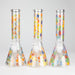 10″ Flower Design Glass Beaker Bong | Jupiter Grass