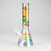10″ Smile Flower Design Glass Beaker Bong | Jupiter Grass
