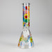 10″ Smile Flower Design Glass Beaker Bong | Jupiter Grass