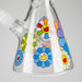 10″ Smile Flower Design Glass Beaker Bong | Jupiter Grass