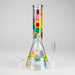 10″ Smile Flower Design Glass Beaker Bong | Jupiter Grass
