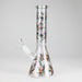 10" Leaves Design Glass Beaker Bong | Jupiter Grass