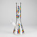 10" Leaves Design Glass Beaker Bong | Jupiter Grass