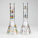 10" Leaves Design Glass Beaker Bong | Jupiter Grass