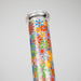 14″ 7mm Glass Beaker Bong with Assorted Flower Design & Ice Catcher | Jupiter Grass