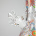 14″ 7mm Glass Beaker Bong with Assorted Flower Design & Ice Catcher | Jupiter Grass