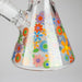 14″ 7mm Glass Beaker Bong with Assorted Flower Design & Ice Catcher | Jupiter Grass