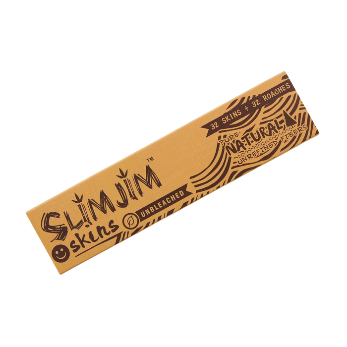Slimjim - Natural King Size Skins + Tips (Box of 22) | Jupiter Grass