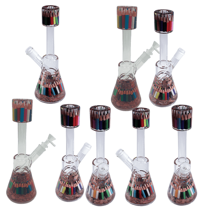 12" Center Piece Beaker Waterpipe Assorted Designs