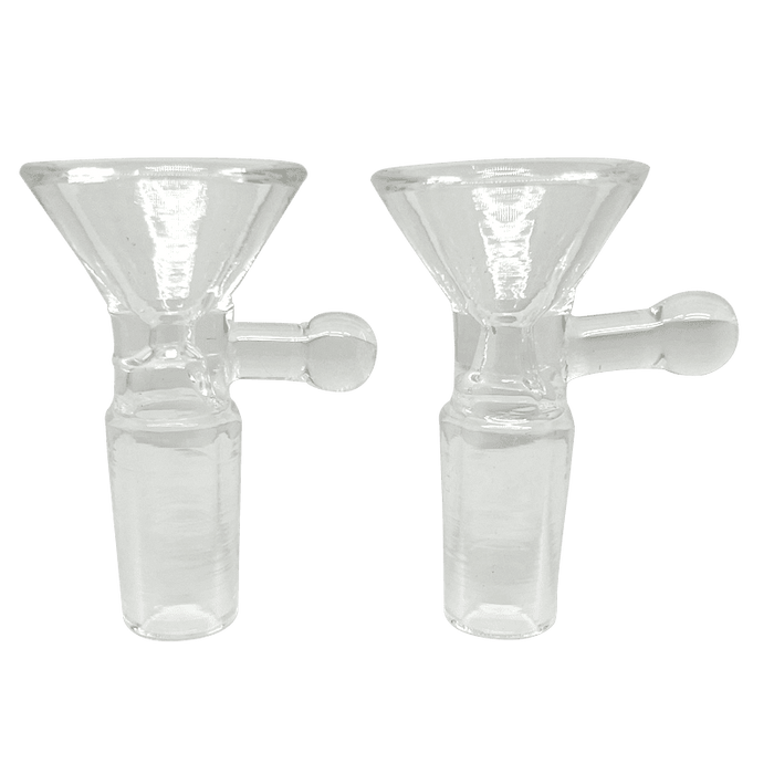 14mm Clear High Quality Glass Bowl - Clear (CC59) | Jupiter Grass
