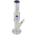 12″ Straight Tube Glass Bong Tire Percolator with Inline Ash Catcher (C2245) | Jupiter Grass