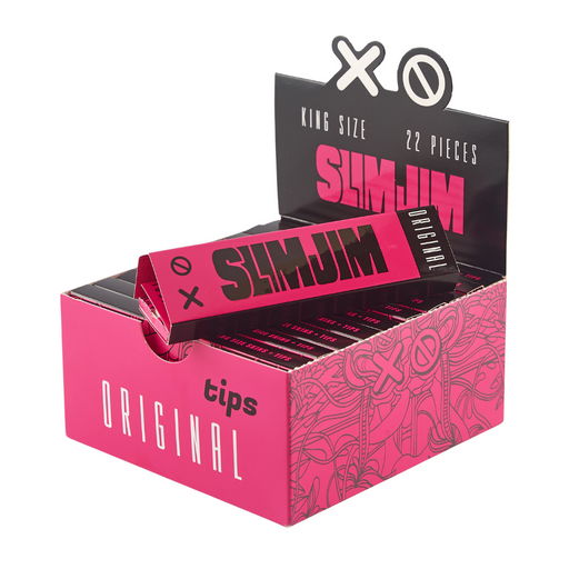 Slimjim - Original King Size Skins + Tips (Box of 22) | Jupiter Grass