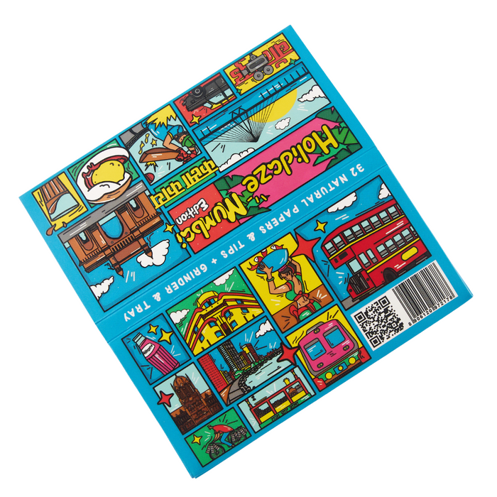 Holidaze (Ind Edition) - King Size Papers + Tips + Grinder + Tray (Box of 16) | Jupiter Grass