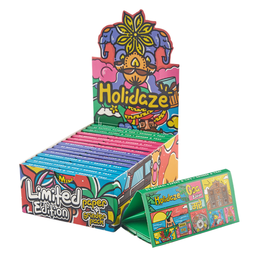 Holidaze (Ind Edition) - King Size Papers + Tips + Grinder + Tray (Box of 16) | Jupiter Grass
