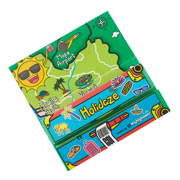 Holidaze (Ind Edition) - King Size Papers + Tips + Grinder + Tray (Box of 16) | Jupiter Grass