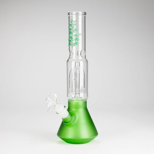 12" Beaker glass water bong with Perc [GP1968] | Jupiter Grass