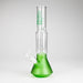 12" Beaker glass water bong with Perc [GP1968] | Jupiter Grass