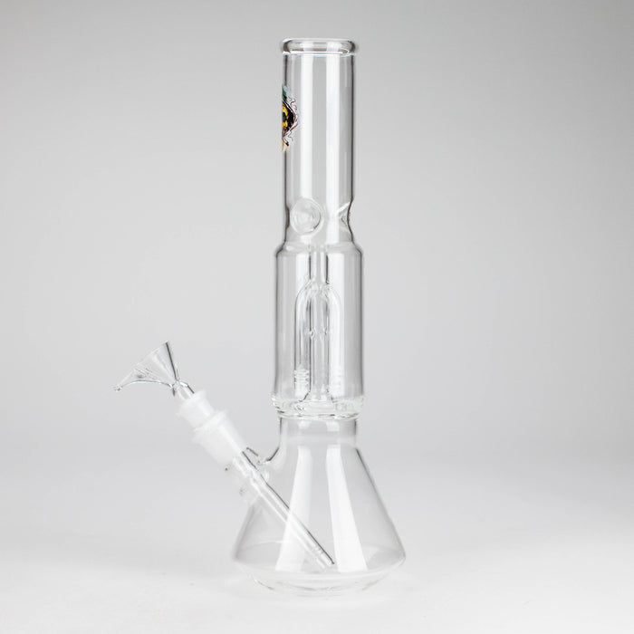 12" Beaker glass water bong with Perc [GP1968] | Jupiter Grass