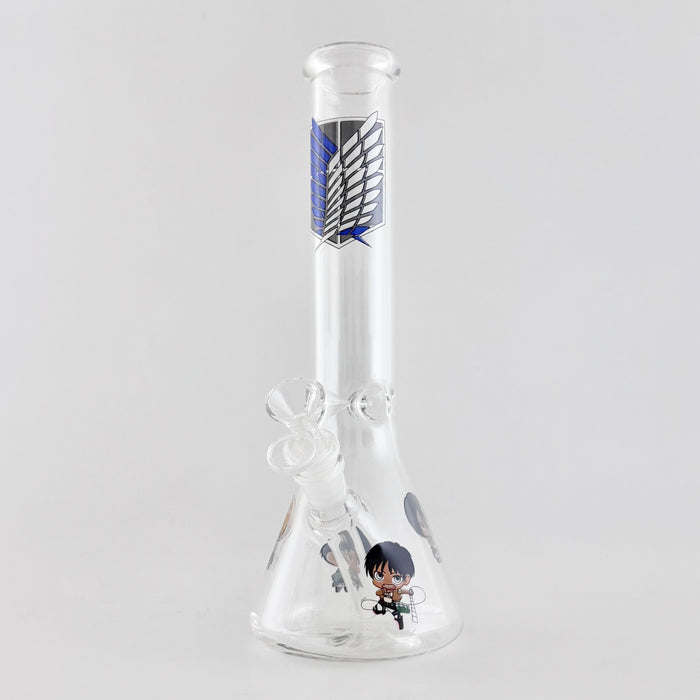 12" Anime-Themed Beaker Bongs – 4mm Thick Glass | Jupiter Grass