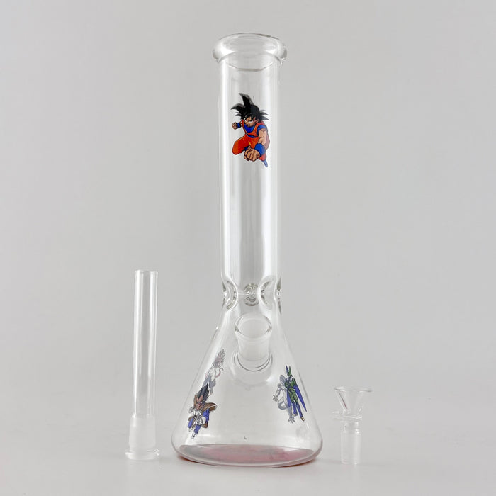 12" Anime-Themed Beaker Bongs – 4mm Thick Glass | Jupiter Grass