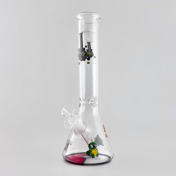12" Anime-Themed Beaker Bongs – 4mm Thick Glass | Jupiter Grass