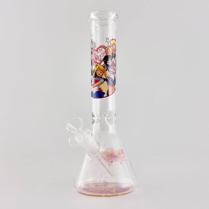12" Anime-Themed Beaker Bongs – 4mm Thick Glass | Jupiter Grass