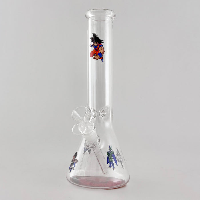 12" Anime-Themed Beaker Bongs – 4mm Thick Glass | Jupiter Grass