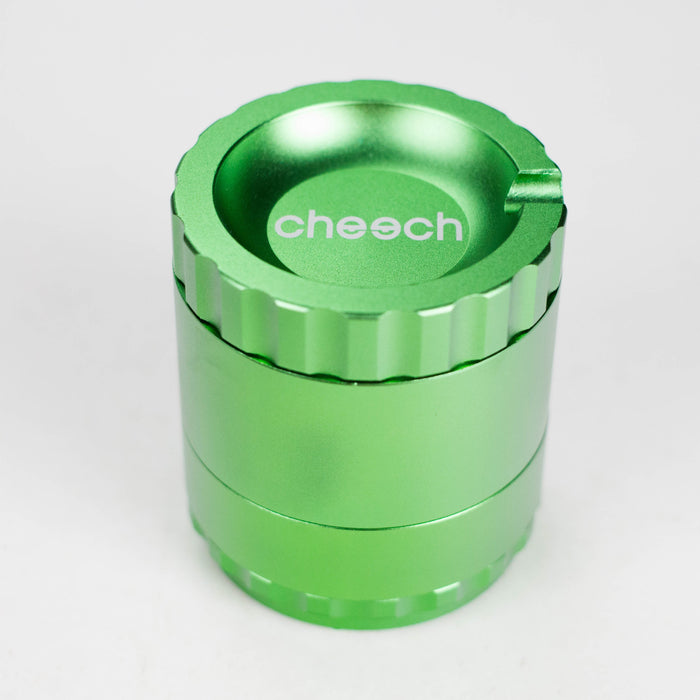 Cheech | 63mm 4-Piece CNC Aluminum Grinder with Removable Screen [GR-7] | Jupiter Grass
