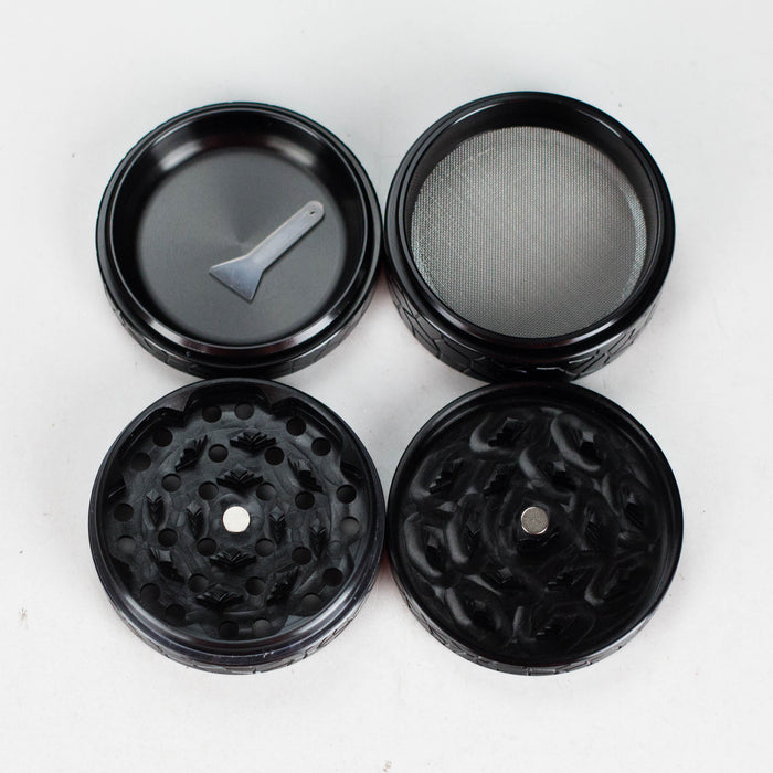 Cheech | 63mm 4-Piece Grinder with Retro Logo [GR-11] | Jupiter Grass