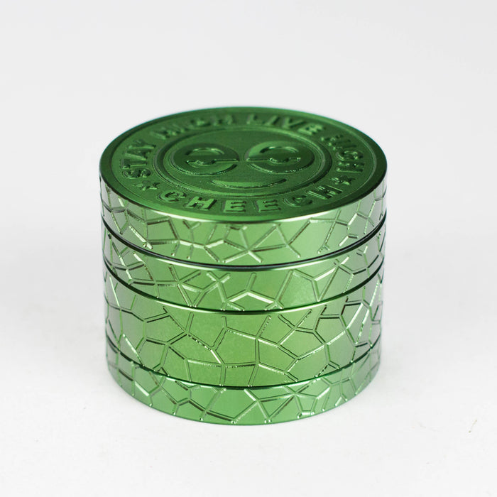 Cheech | 63mm 4-Piece Grinder with Retro Logo [GR-11] | Jupiter Grass